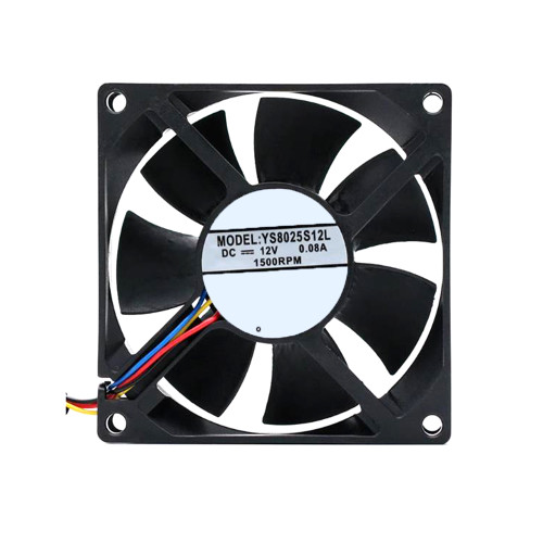 Cooling Fan For YUSHI YS8025S12L DC12V 0.08A 1500RPM 8CM 4PIN New