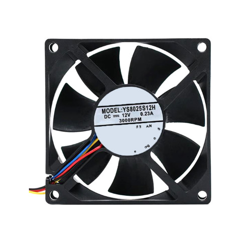 Cooling Fan For YUSHI YS8025S12H DC12V 0.23A 3000RPM 8CM 4PIN New