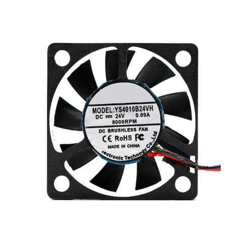 Cooling Fan For YUSHI YS4010B24VH DC24V 0.09A 8000RPM 4CM 2Lines New