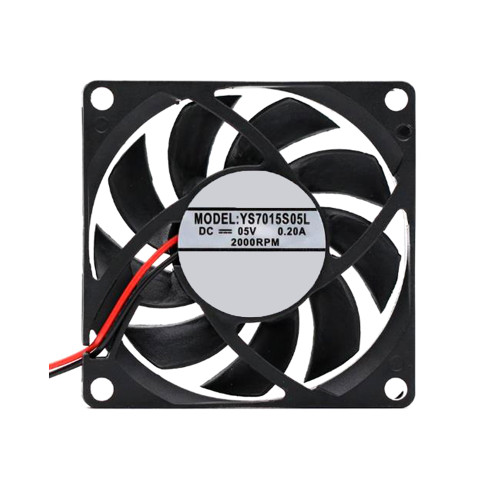 Cooling Fan For YUSHI YS7015S05L DC05V 0.20A 2000RPM 7CM 2Lines USB New