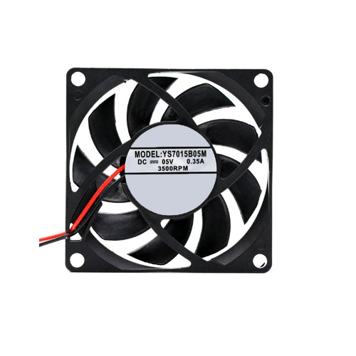 Cooling Fan For YUSHI YS7015B05M DC05V 0.35A 3500RPM 7CM 2Lines USB New