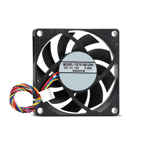 Cooling Fan For YUSHI YS7015B12VH DC12V 0.35A 5500RPM 7CM 4PIN New