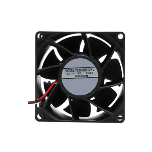 Cooling Fan For YUSHI YS8038B12VH-J DC12V 2.50A 10000RPM 8CM 2Lines New