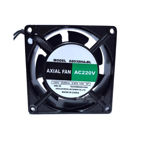 Cooling Fan For JIU LONG G8038HA2BL AC220V 50/60Hz 0.07A 14W 8CM 2Lines New