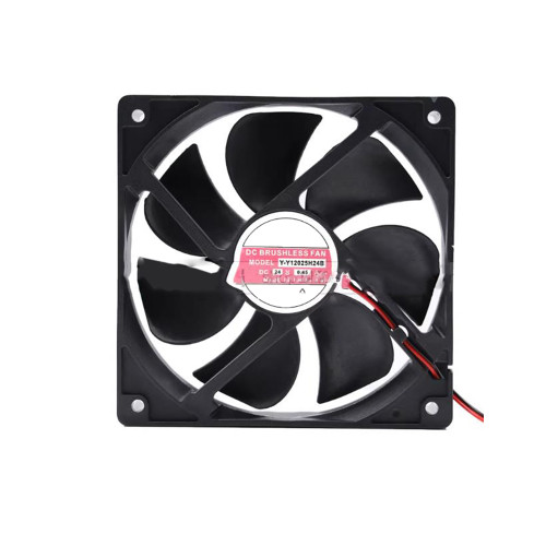 Cooling Fan For JIU LONG Y-Y12025H24B DC24V 0.45A 120*120*25MM 2Lines New