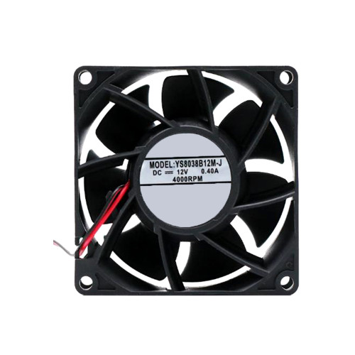 Cooling Fan For YUSHI YS8038B12M-J DC12V 0.40A 4000RPM 8CM 2PIN New