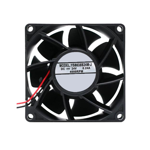 Cooling Fan For YUSHI YS8038B24M-J DC24V 0.24A 4000RPM 8CM 2PIN New