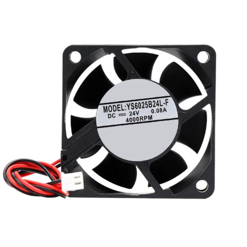 Cooling Fan For YUSHI YS6025B24L-F DC24V 0.08A 4000RPM 6CM 2PIN New