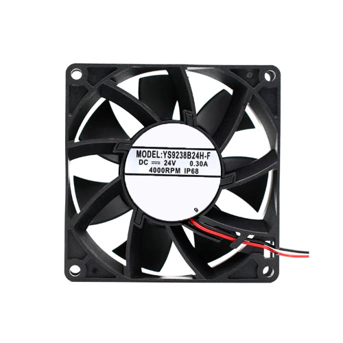 Cooling Fan For YUSHI YS9238B24H-F DC24V 0.30A 4000RPM 9CM 2Lines New