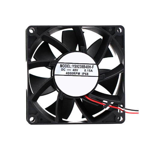 Cooling Fan For YUSHI YS9238B48H-F DC48V 0.15A 4000RPM 9CM 2Lines New