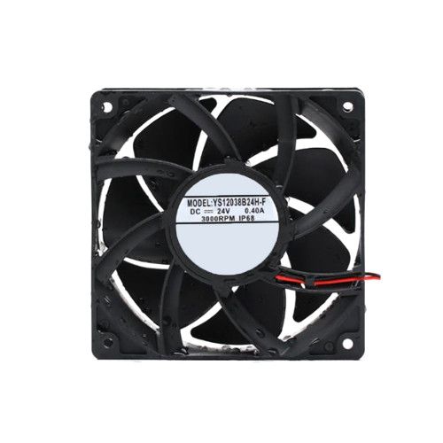 Cooling Fan For YUSHI YS12038B24H-F DC24V 0.40A 3000RPM 12CM 2Lines 0PIN New