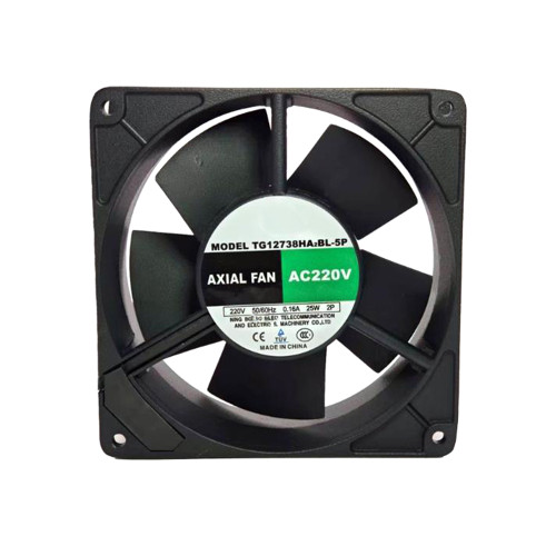 Cooling Fan For JIU LONG TG12738HA2BL-5P AC220V 50/60Hz 0.16A 25W 127*127*38MM 2Lines New