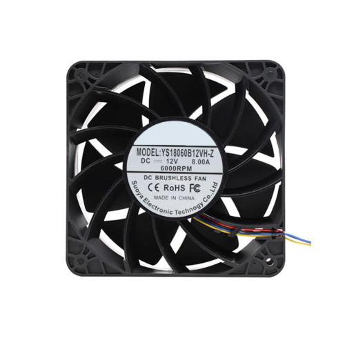 Cooling Fan For YUSHI YS18060B12VH-Z DC12V 8.00A 6000RPM  20CM 4Lines New