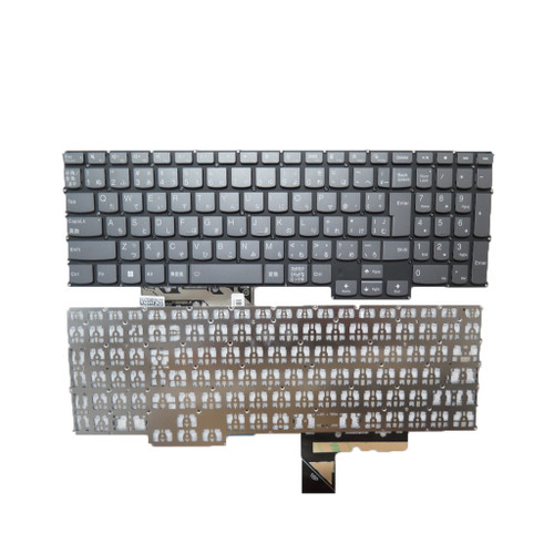 Laptop Keyboard For Lenovo Ideapad Pro 5 16ARP8 83AS Japanese JP JA With Translucent Gray New
