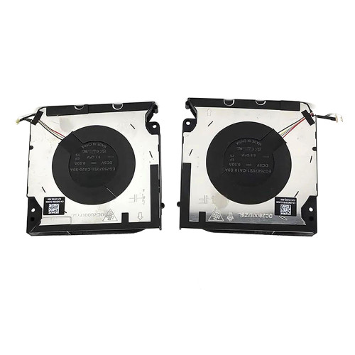 Laptop CPU GPU Fan For DELL Precision 5690 0WX3YR WX3YR 0XD5G6 XD5G6 EG75070S1-CA10-S9A EG75070S1-CA20-S9A DC280017YSL DC280017ZSL DC5V 0.5A For Discrete Graphics DIS