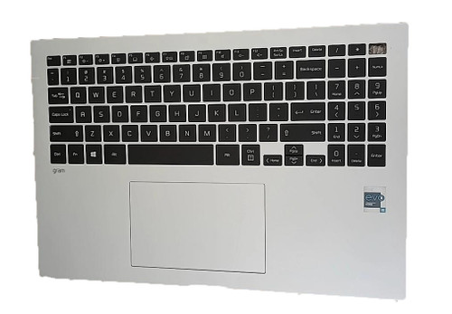 Laptop Gray PalmRest& Black Keyboard For LG 16Z90P-K.AAB6U1 16Z90P-K.AAB8U1 16Z90P-K.AAW5U1 English US With Touchpad New