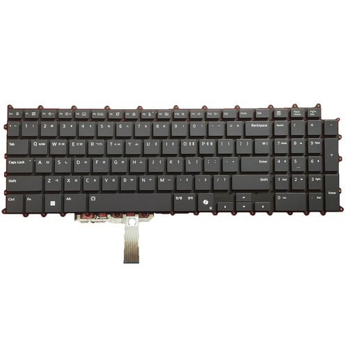 Laptop Keyboard For LG 17Z90TP Blue Korean KR No Frame New