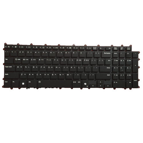 Laptop Keyboard For LG 17Z90TL Black Korean KR No Frame New