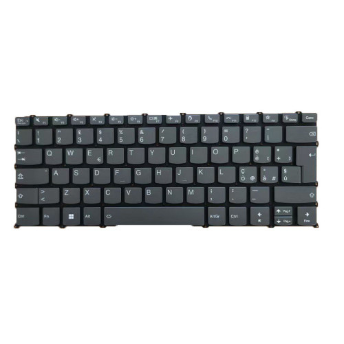 Laptop Keyboard For Lenovo V14 G5 IRL 83GU 83HU Italy IT With Backlit Gray New