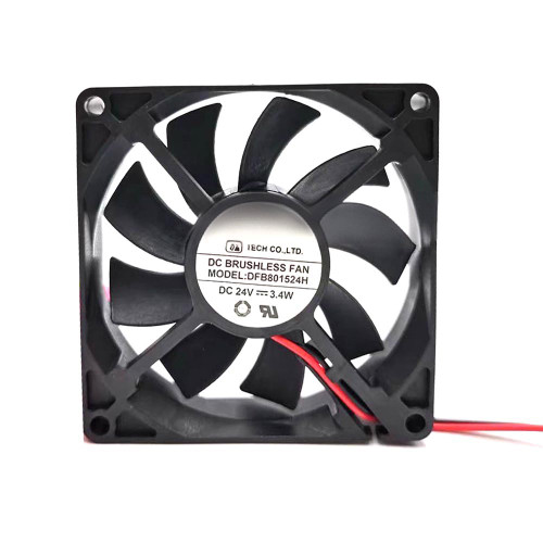 Fan For YOUNG LIN DFB801524H DC24V 3.4W 2Lines