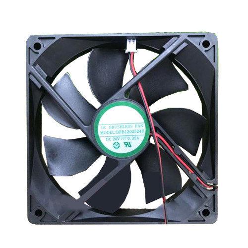 Fan For YOUNG LIN DFB1202524H DC24V 0.35A 2PIN 2Lines