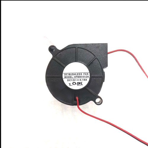 Fan For YOUNG LIN DFB501512H DC12V 0.18A 2Lines
