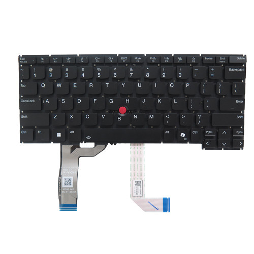 Laptop Keyboard For Lenovo ThinkPad X13 Gen 6 English US Black With Backlit Without Frame New