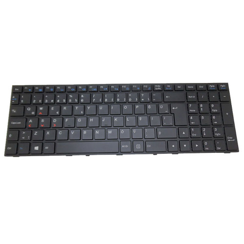 Laptop Keyboard For Monster Abra A7 V6.5 Turkey TR Black With Backlit With Black Frame New