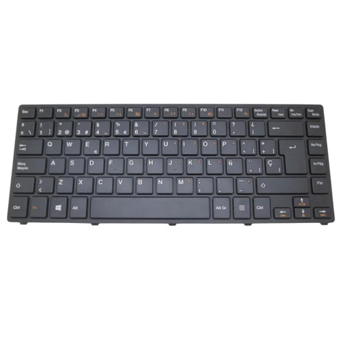 Black Laptop Replacement Keyboard For Login QAL30 Spanish SP Without Frame New