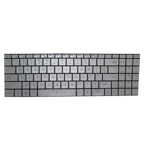 Laptop Keyboard For Tongfang GM5MG8Y United States US With Backlit Silver No Frame New