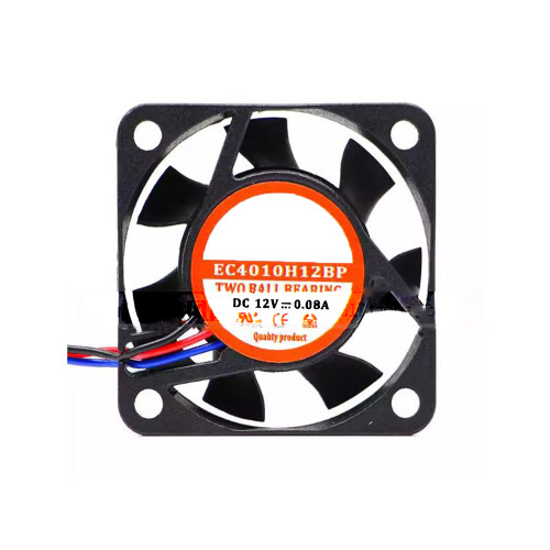 Cooling Fan EC4010H12BP DC12V 0.08A 40*40*10MM 3Lines New