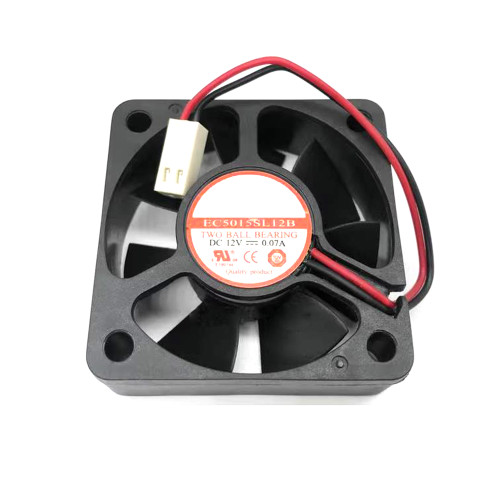 Cooling Fan EC5015SL12B DC12V 0.07A 50*50*15MM 2PIN New