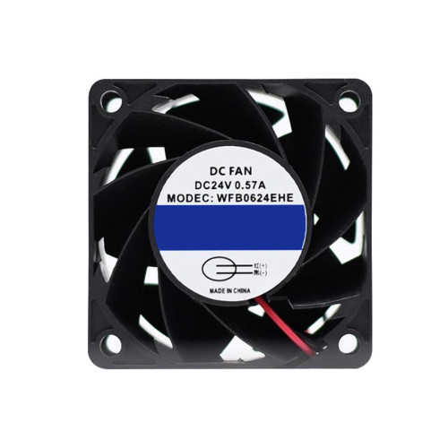 Cooling Fan For WUZHOUFAN WFB0624EHE DC24V 0.57A 13.68W 60*60*38MM 2PIN New