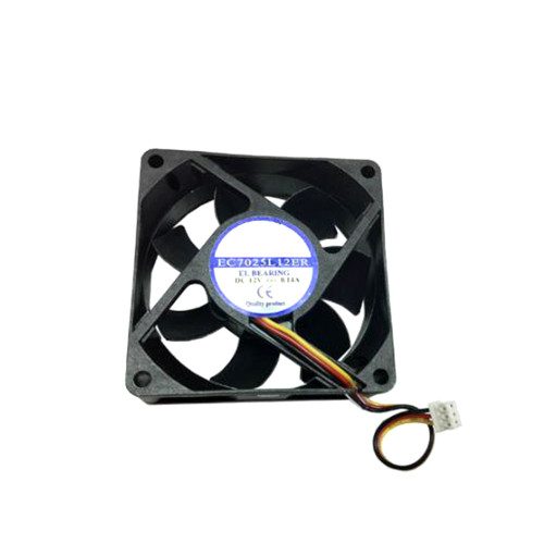 Cooling Fan EC7025L12ER DC12V 0.14A 70*70*25MM 3PIN New