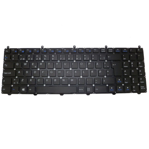Laptop Keyboard For 한성컴퓨터 For Hansung XH57 Danish DM Black No Frame New
