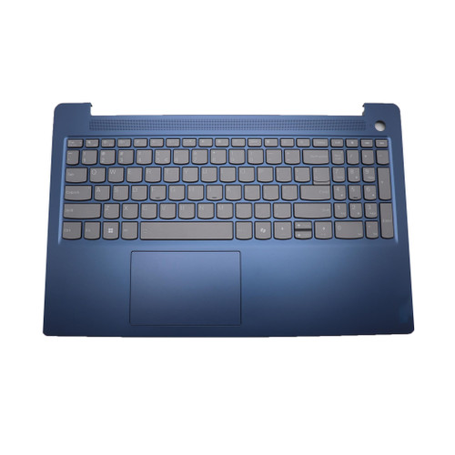 Laptop PalmRest&keyboard For Lenovo IdeaPad Slim 3 15IRU9 English US 5CB1N95327 With Backlit Touchpad FingerPrint Blue New