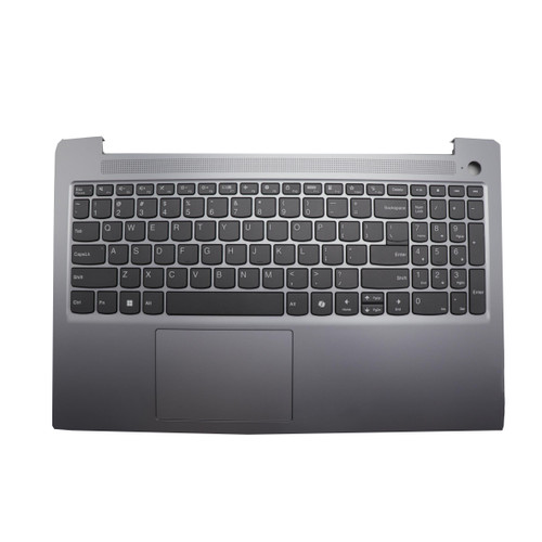 Laptop PalmRest&keyboard For Lenovo IdeaPad Slim 3 15IRU9 English US 5CB1N95383 With Touchpad Fingerprint Grey New