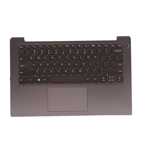 Laptop PalmRest&keyboard For Lenovo IdeaPad 3 14IAU7 English US 5CB1H41296 With Touchpad Fingerprint Grey New