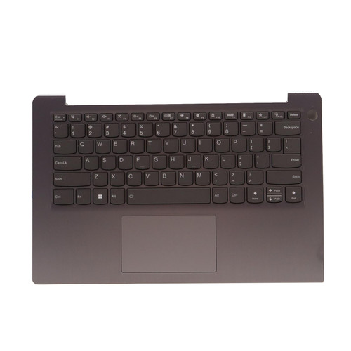 Laptop PalmRest&keyboard For Lenovo IdeaPad 3 14IAU7 English US 5CB1H43492 With Touchpad Backlit Fingerprint Grey New