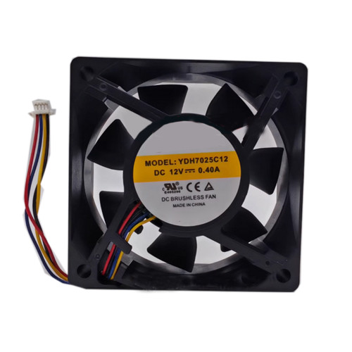 Cooling Fan For YCCFAN YDH7025C12 DC12V 0.40A 4PIN 4Lines
