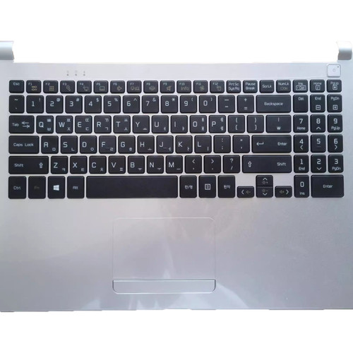 Laptop PalmRest&Keyboard For LG 15N540-H 15N540-K 15N540-L 15N540-M 15N540-R 15N540-U Korea KR Silver With Touchpad New