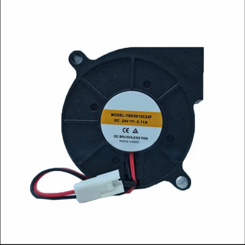 Cooling Fan For YCCFAN YBD5015C24F DC24V 0.11A 2PIN 2Lines 5CM