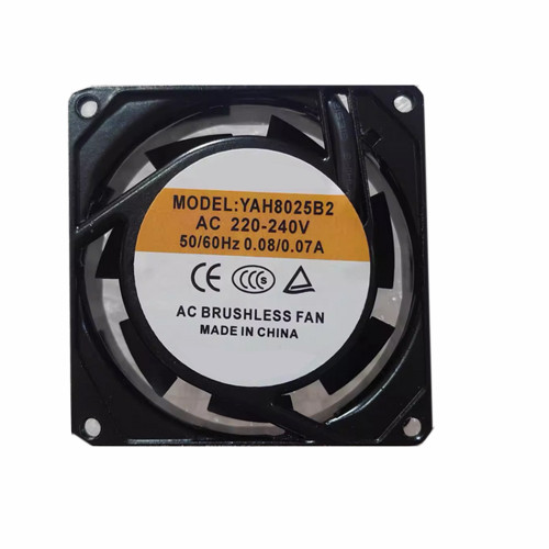 Cooling Fan For YCCFAN YA8025B2 AC220-240V 50/60Hz 0.08/0.07a 2Lines