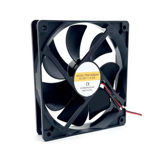 Cooling Fan For YCCFAN YDM12138B24 DC24V 0.55A 2PIN 2Lines 12CM