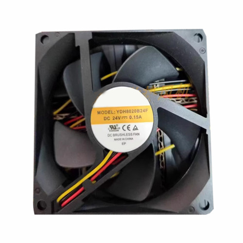 Cooling Fan For YCCFAN YDH8020B24F DC24V 0.15A 3Lines