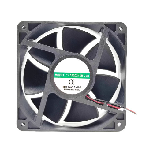 Cooling Fan For C&C CHA12024SH-38B DC24V 0.4A 2-wire New