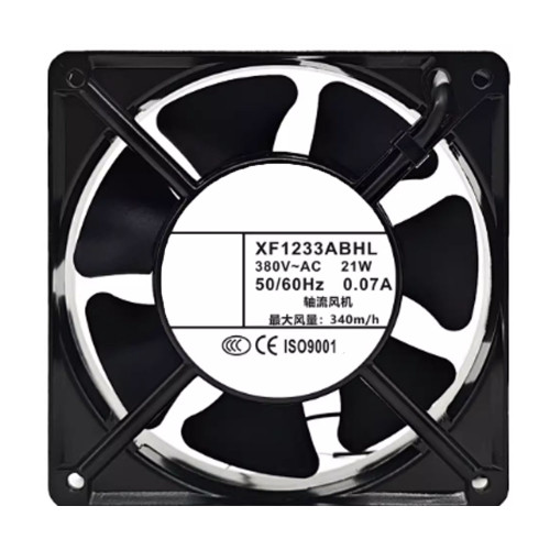 Cooling Fan For ZOGXN XF1233ABHL AC380V 0.07A 7 Leaves Ball Bearing New