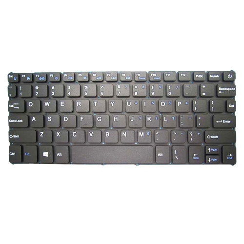 Replacement Laptop Keyboard For Axioo Mybook 10 English US Black Without Frame