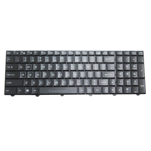 Laptop Keyboard For Pcspecialist Octane II X17-980 Elite 17.3 English US Black With Backlit