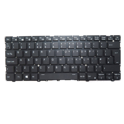 Laptop Keyboard For Pcspecialist Initia 14 United Kingdom UK Black With Backlit